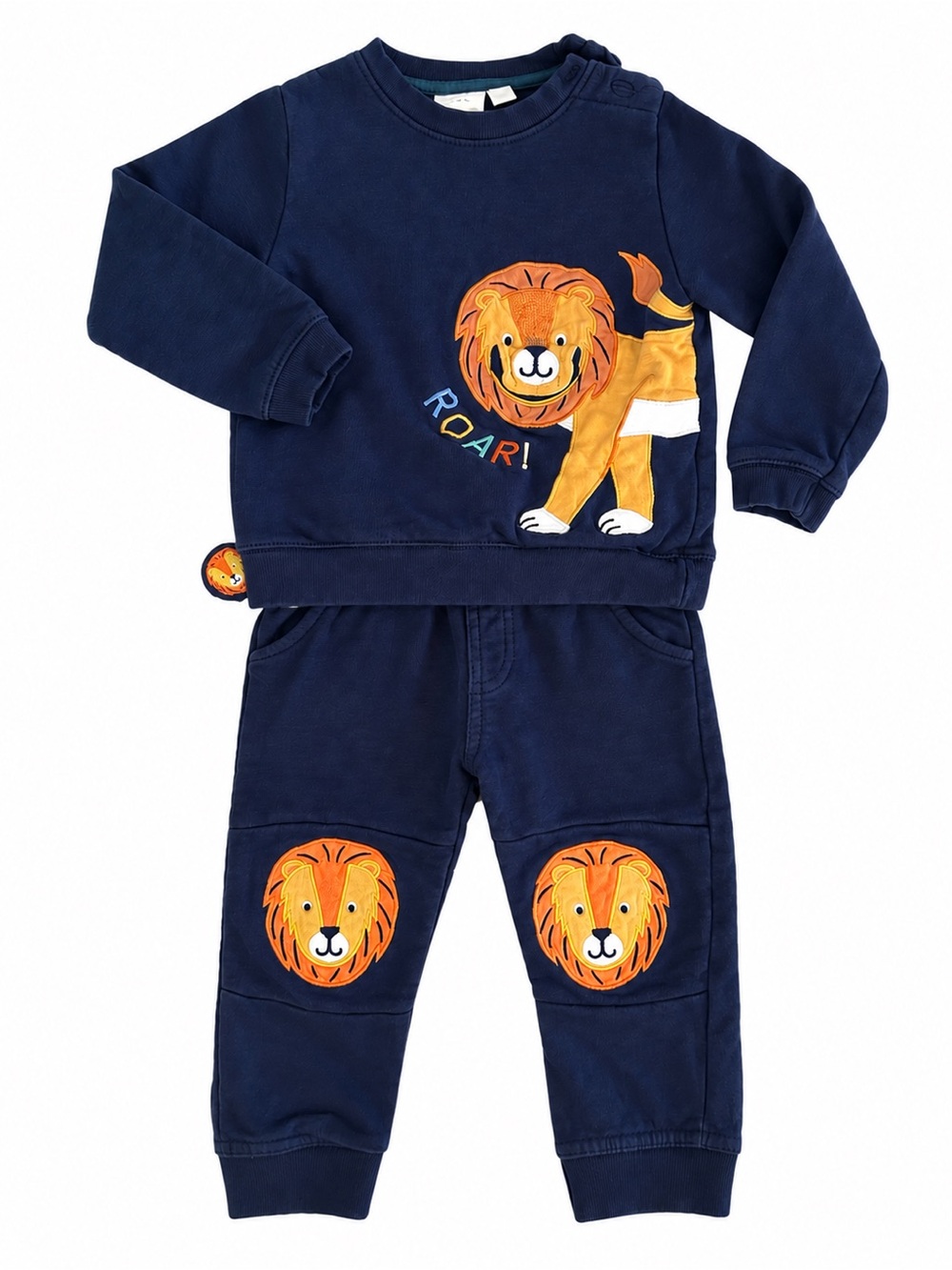 JoJo Maman Bébé 18-24M Interactive Lion Sweatshirt Jogger Set